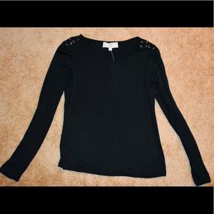 Simple black long sleeve
